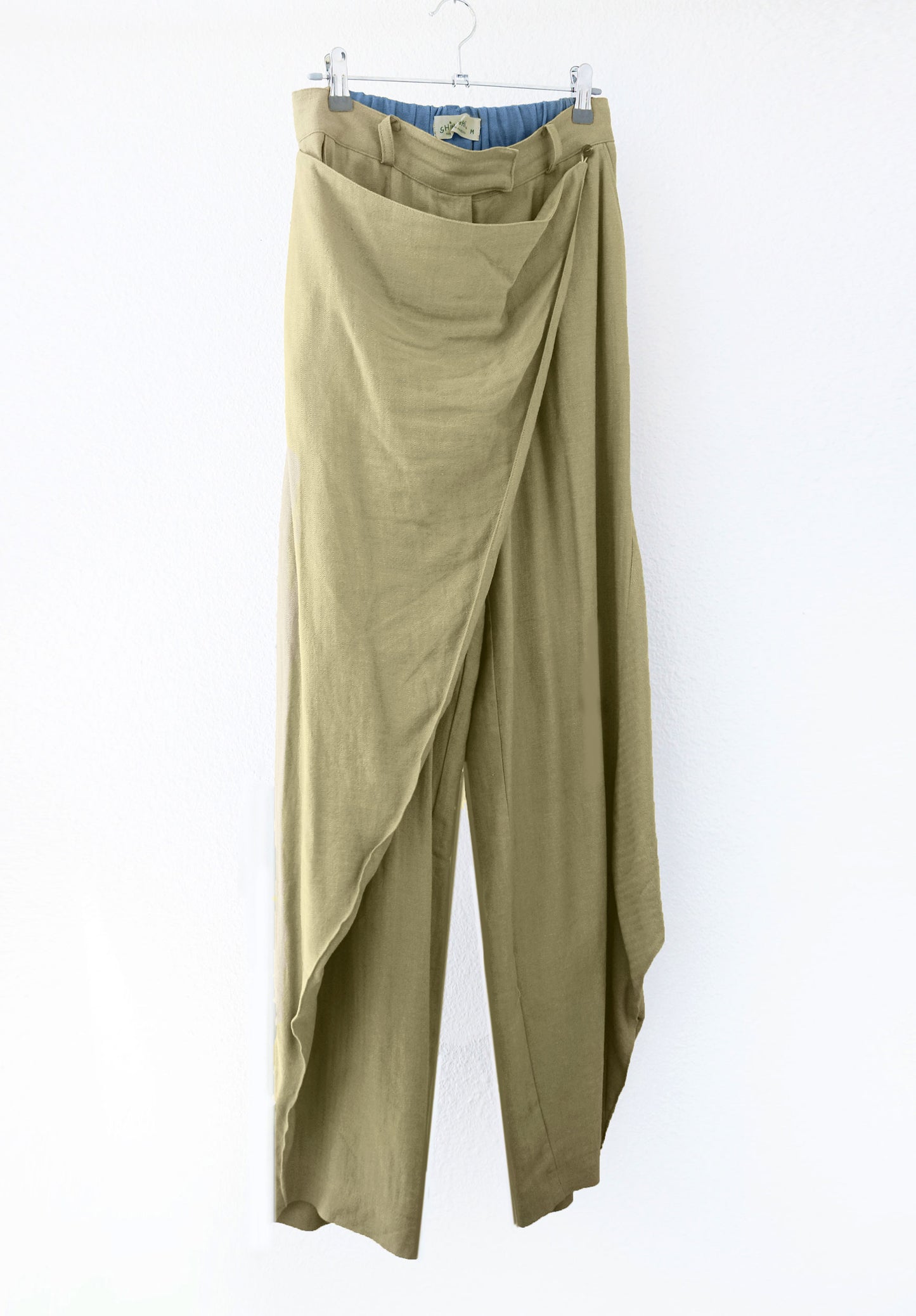 리넨 랩팬츠 (베이지) / 카키베이지 컬러 주문 가능