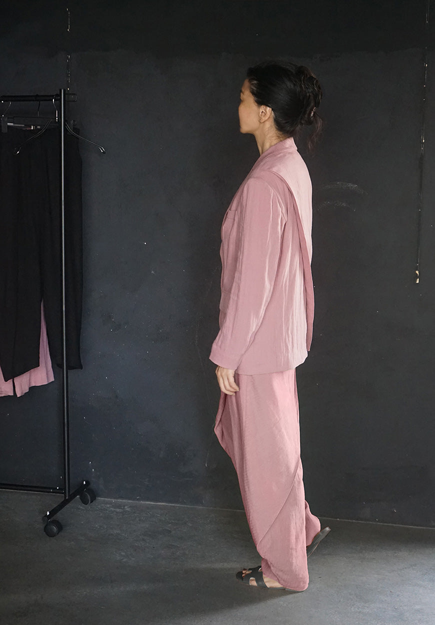 리넨 랩팬츠 (인디핑크)