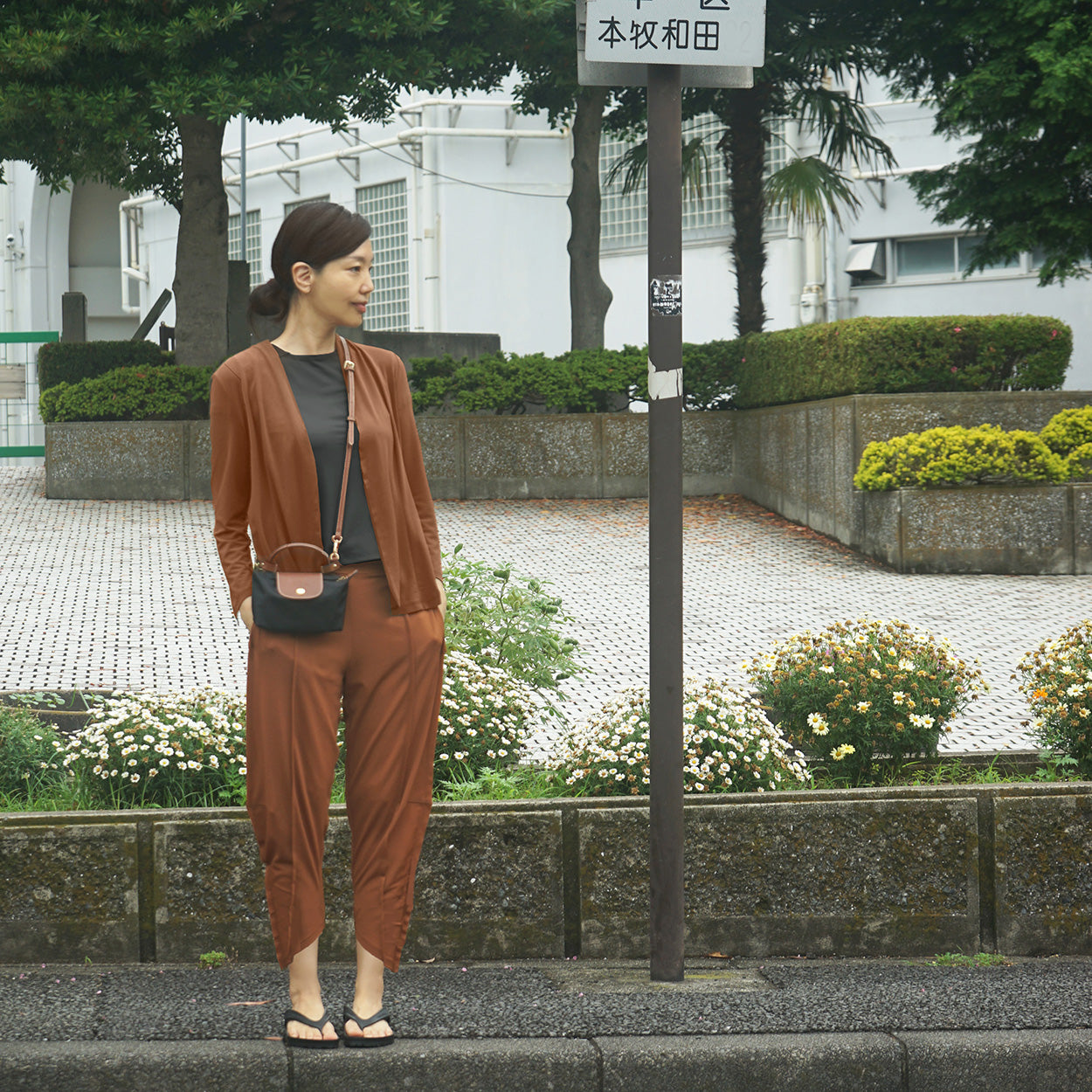 강연 저지 언밸런스 블레이저 (번트 오렌지)