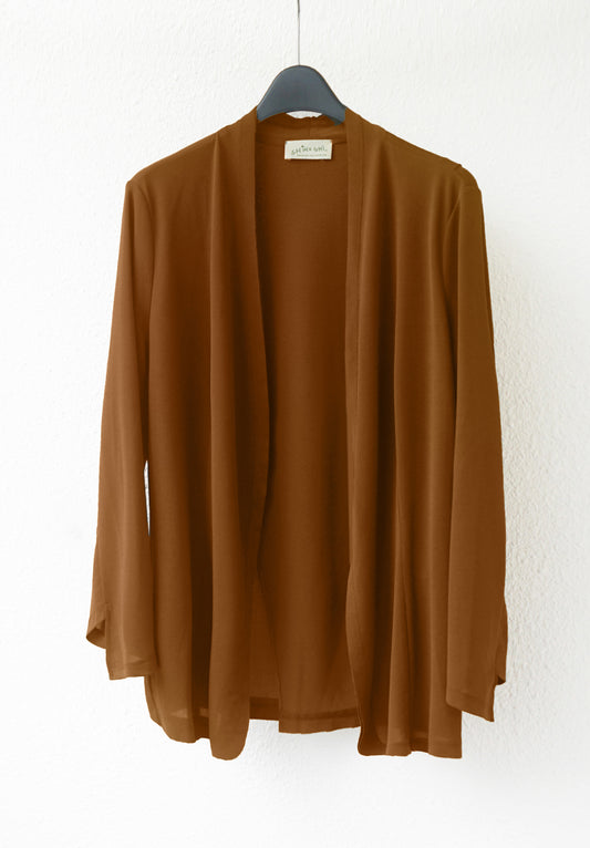 강연 저지 언밸런스 블레이저 (번트 오렌지)