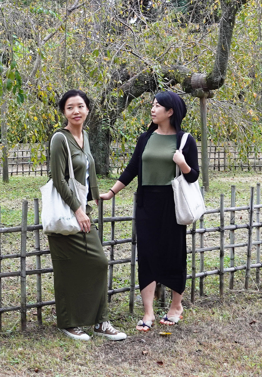 저지 언밸런스 크롭탑 (그린)