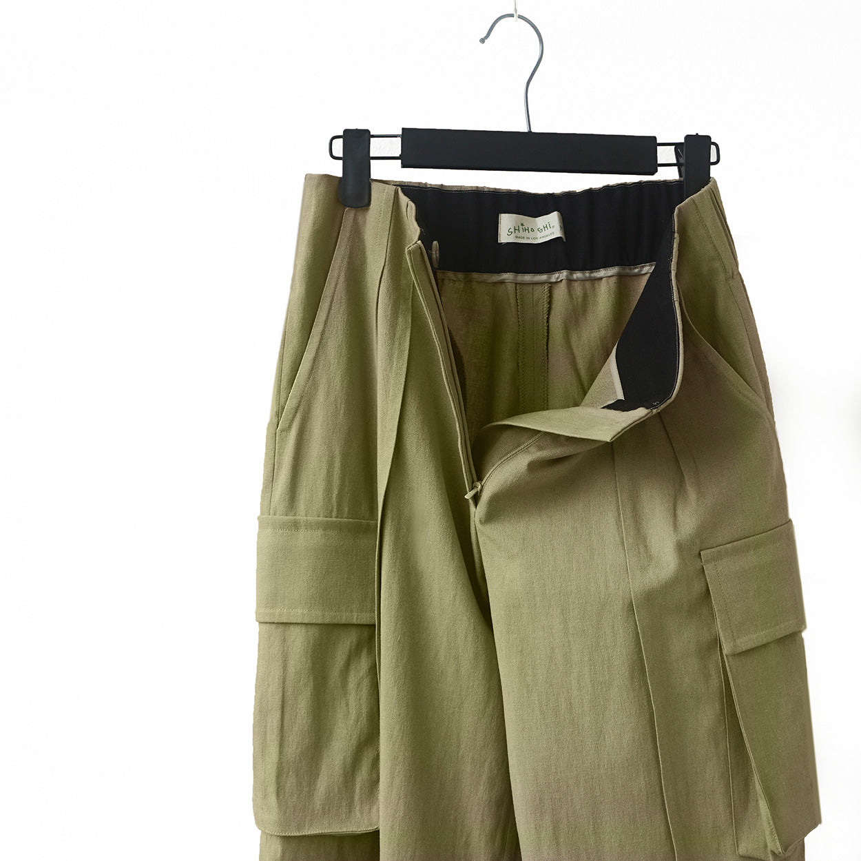 리넨 카고 턱팬츠 (카키베이지) / 베이지 컬러 주문 가능