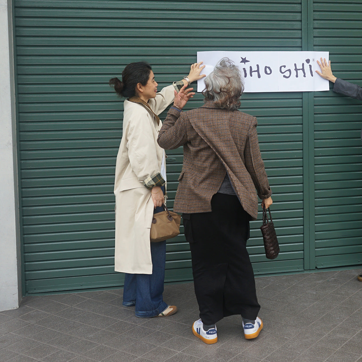 체크 울 언밸런스 블레이저 (다크브라운)